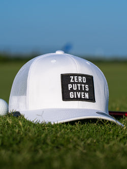 Zero Putts Given Hat - White